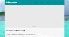 Desktop Screenshot of mokenislands.com